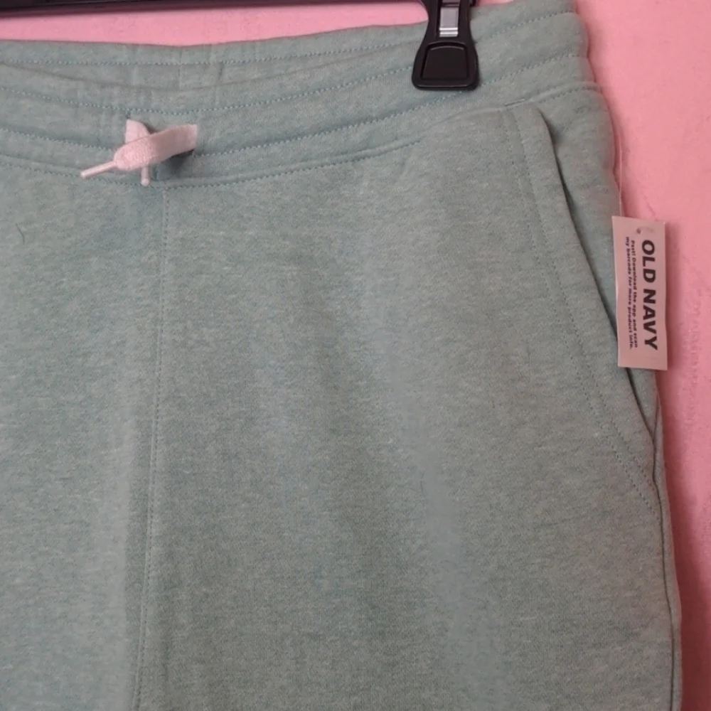 Old Navy Girls Light Green Fleece Sweatpants with Pockets size XXL 18